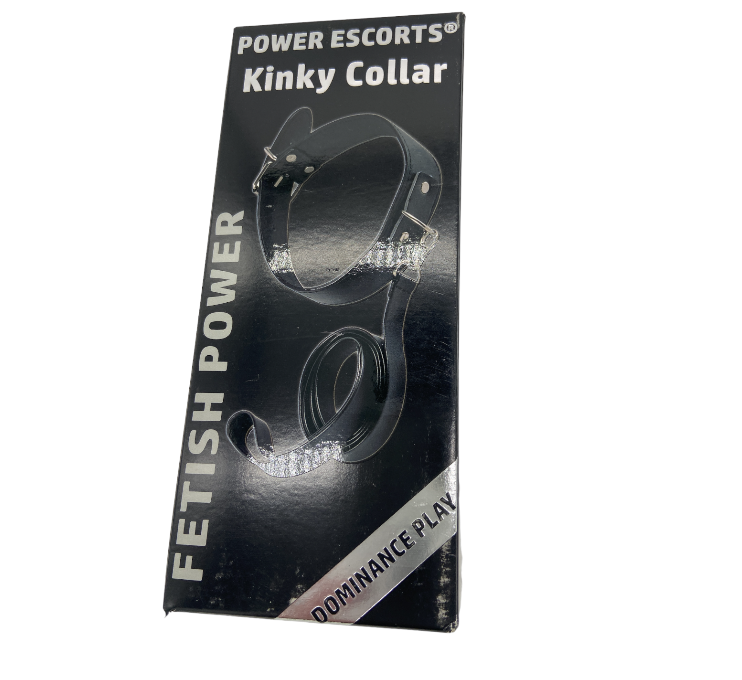 Power Escorts - BR94 - Fetish Power - Kinky Collar - Black