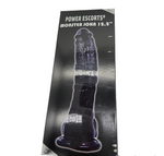 Power Escorts - BR231 Black - Monster John 12,2'' Mega Realistic Dildo 31 CM