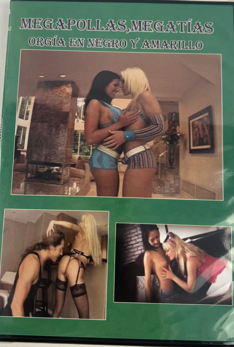 Megapollas, Megatías – Orgia en Negro y Amarillo – Adult Entertainment DVD