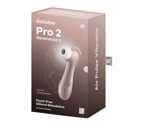 Satisfyer - Bestseller Model - Pro 2 + Generation 2  Air pulse Stimulator + Vibration - Airsucker