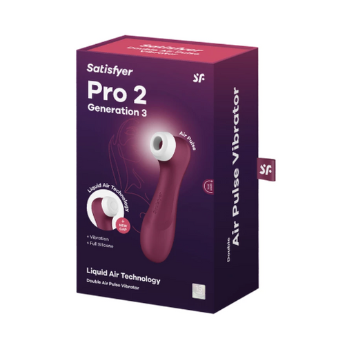 Satisfyer - Bestseller Model - Pro 2  Generation 3  Air pulse Stimulator + Vibration - Airsucker