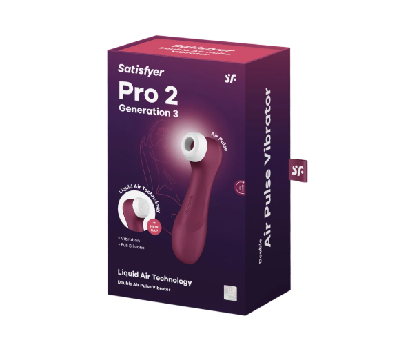 Satisfyer - Bestseller Model - Pro 2  Generation 3  Air pulse Stimulator + Vibration - Airsucker