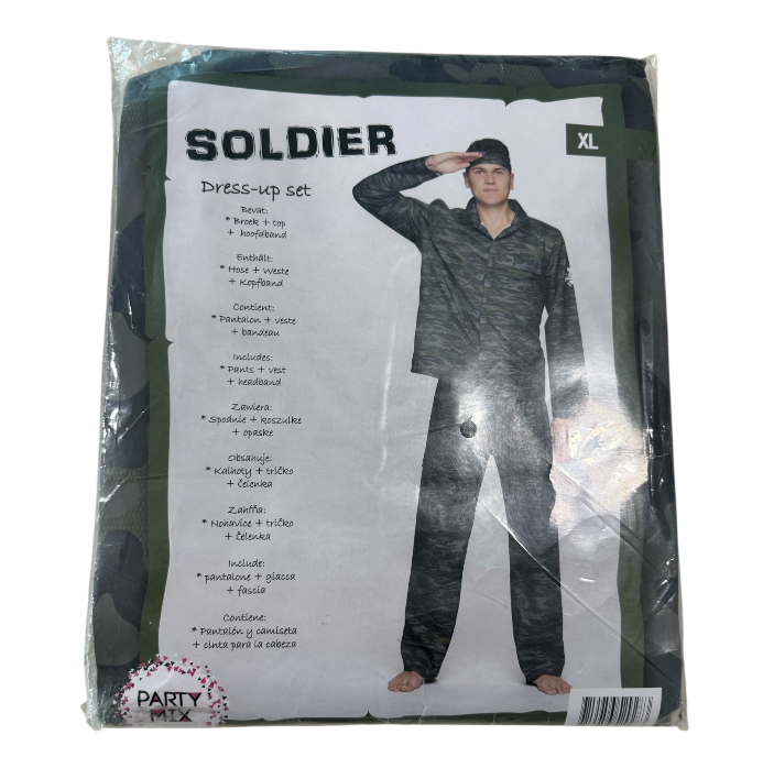 Hot Soldier Roleplay Costume for Men – Sexy Miltary Outfit Costume – Sizes M / L / XL