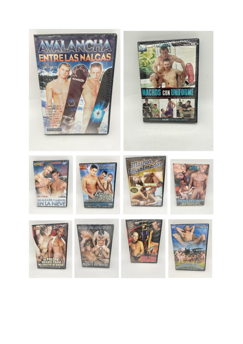DVD Gay Spain Pack 10 Titles