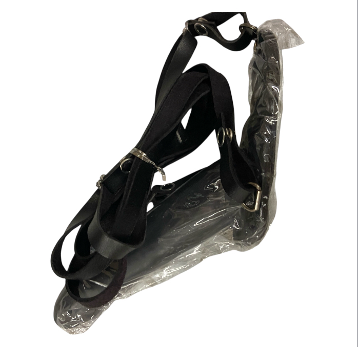 12 cm Black Strap-On Dildo – Supreme Nature Brand, Clear Box - Club
