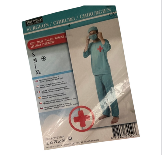Sexy Surgeon Costume – Adult Roleplay Dress-Up Set