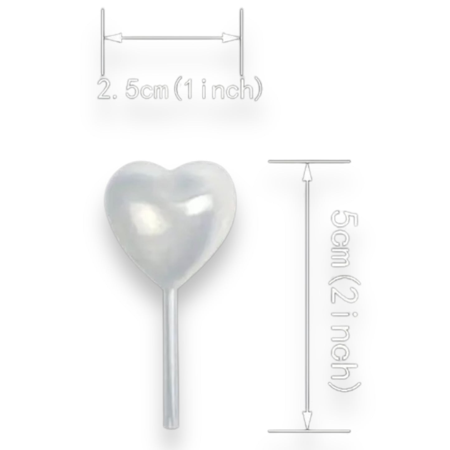 Kinky Pleasure - T141 - Heart Pipette - 4 Pieces