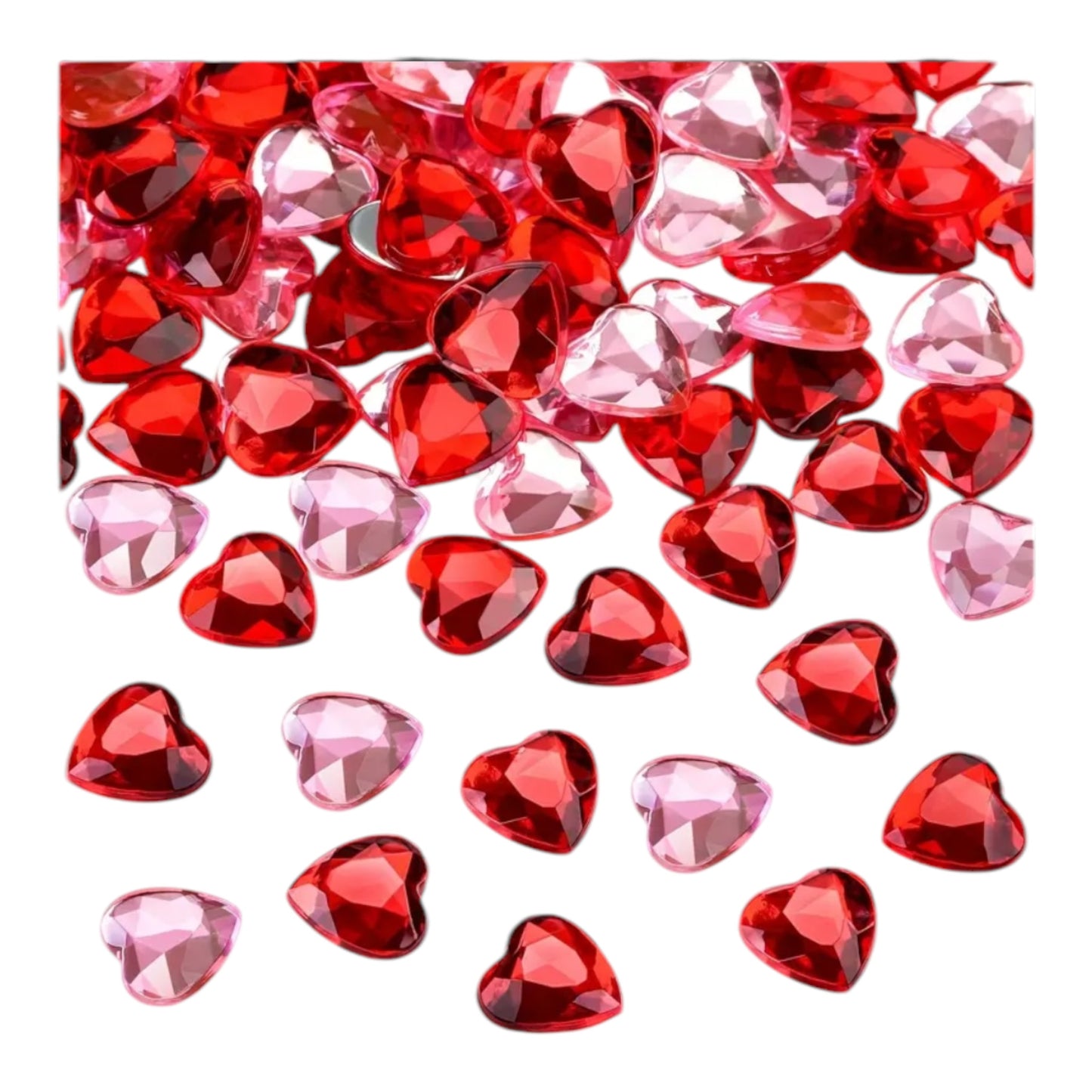 Kinky Pleasure - T153 - Mini Decorative Hearts 20 Pieces Pink & Red