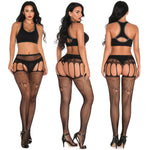 Body Pleasure - TL141 S/M - Sexy Body Stocking Lingerie - Luxury Gift Box - Black