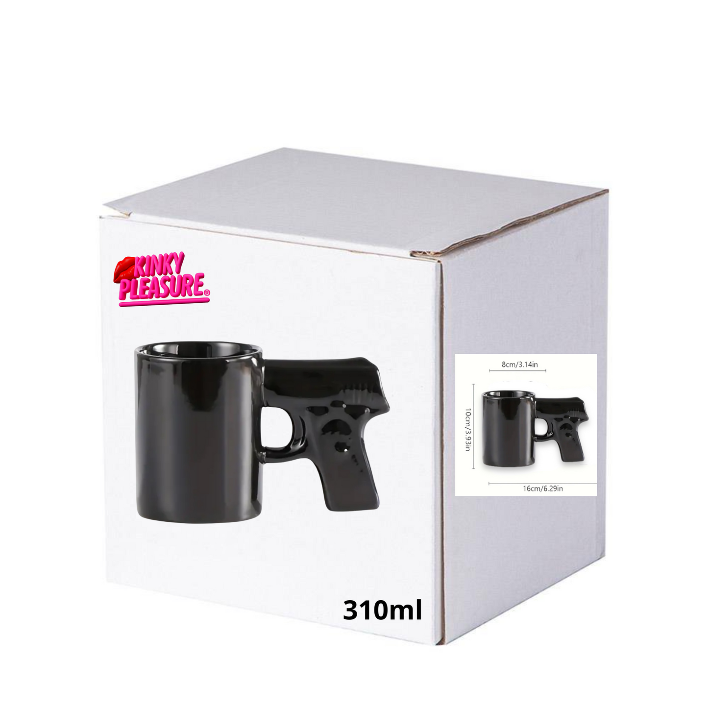 Kinky Pleasure - T044 - Coffee Muk Pistol Black