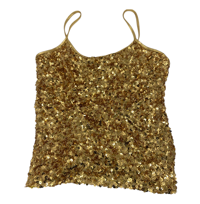 Kinky Glitter Glossy Gold Top