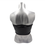 Kinky Glossy Black Strapless Slim Top