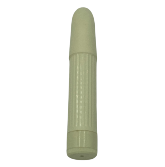 Basic White Ribble Vibrator – 18 CM - Battery Operated | Ideal Sex Hard Plastic Case - Club