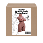 Big Size Body Masturbator – 4.3 kg Brown Heavy XXL Realistic Masturbator – Premium Large Breast Adult Toy