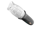 Power Escorts - BR282 - Rapid King - Vibrating & Rotating Maturbator - Transparent