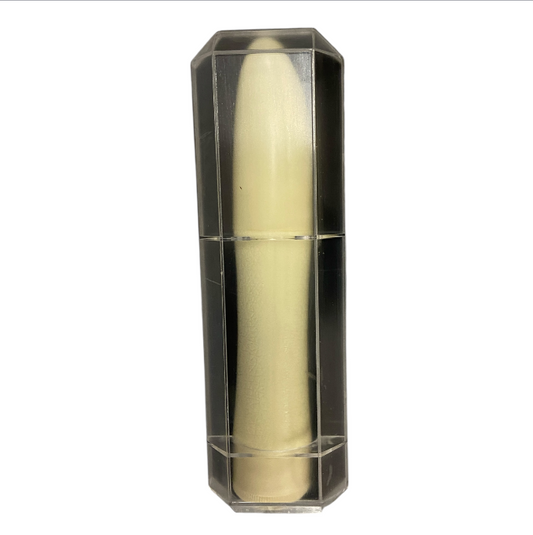 White Smooth Basic Vibrator – 18 CM - Battery Operated | Hard Plastic Case - Club