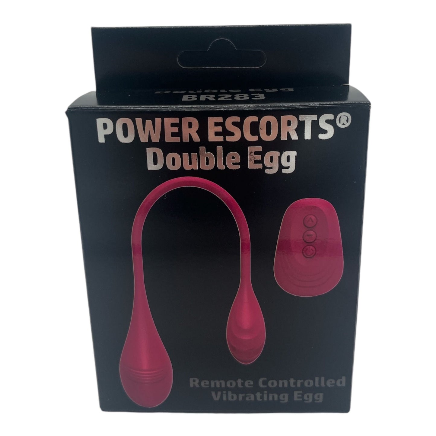 Power Escorts - BR283 - Double Egg - Remote Controlled Vibrator - Pink