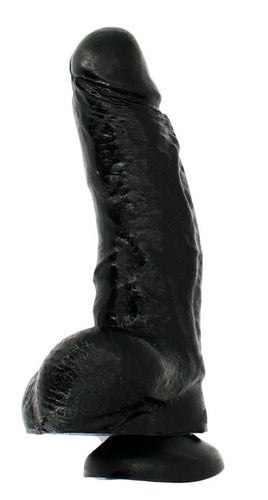 XXLTOYS - Jade - Large Dildo - Insertable length 20 X 6 cm - Black - Made in Europe
