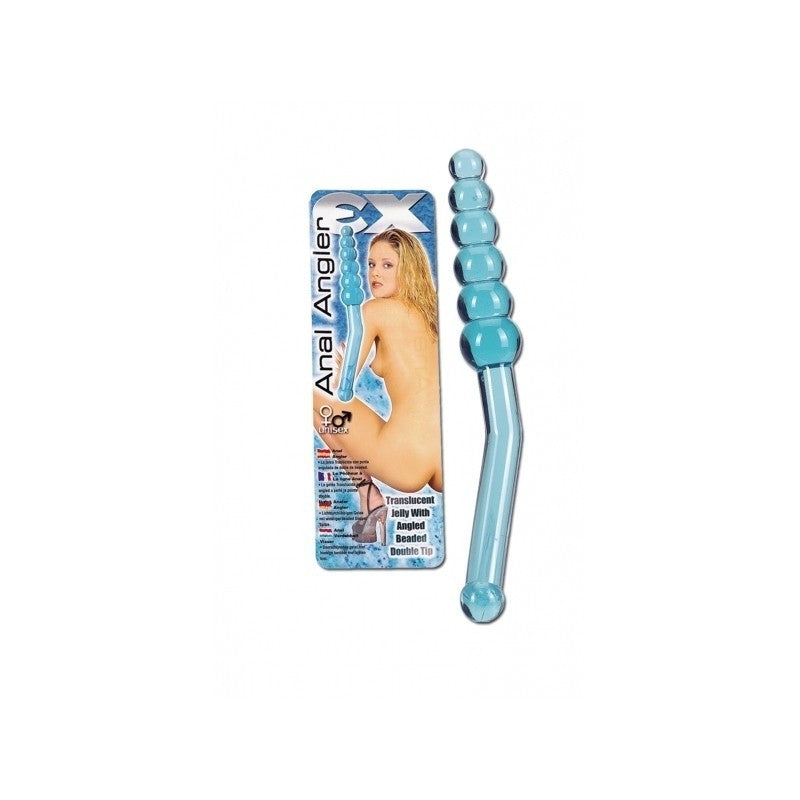 Trendy Deals - TD18059 - Anal Angler Blue Dong Dildo - On Blister