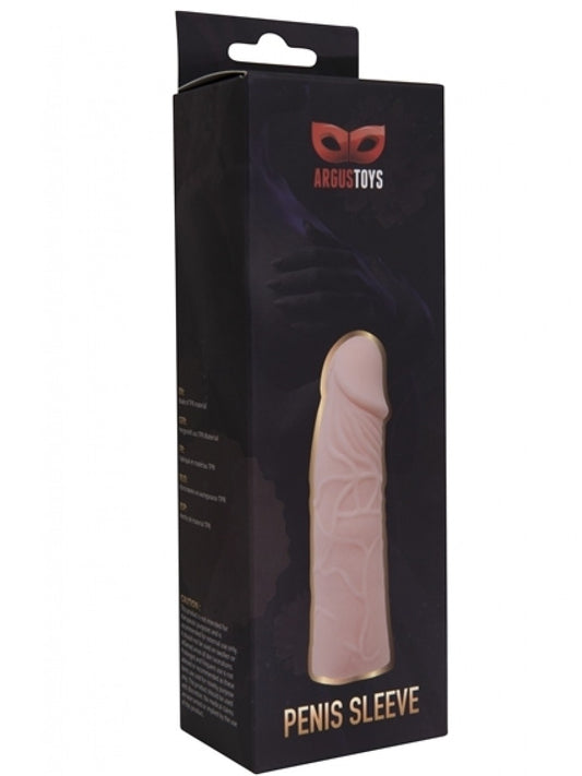 Argus Realistic Flesh Penis Sleeve - AT 001029 - 17 cm - Dia 3,9 cm - Attractive colour box