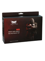 Argus Red Wrist and Ankle Bed Restraint - AF 001034