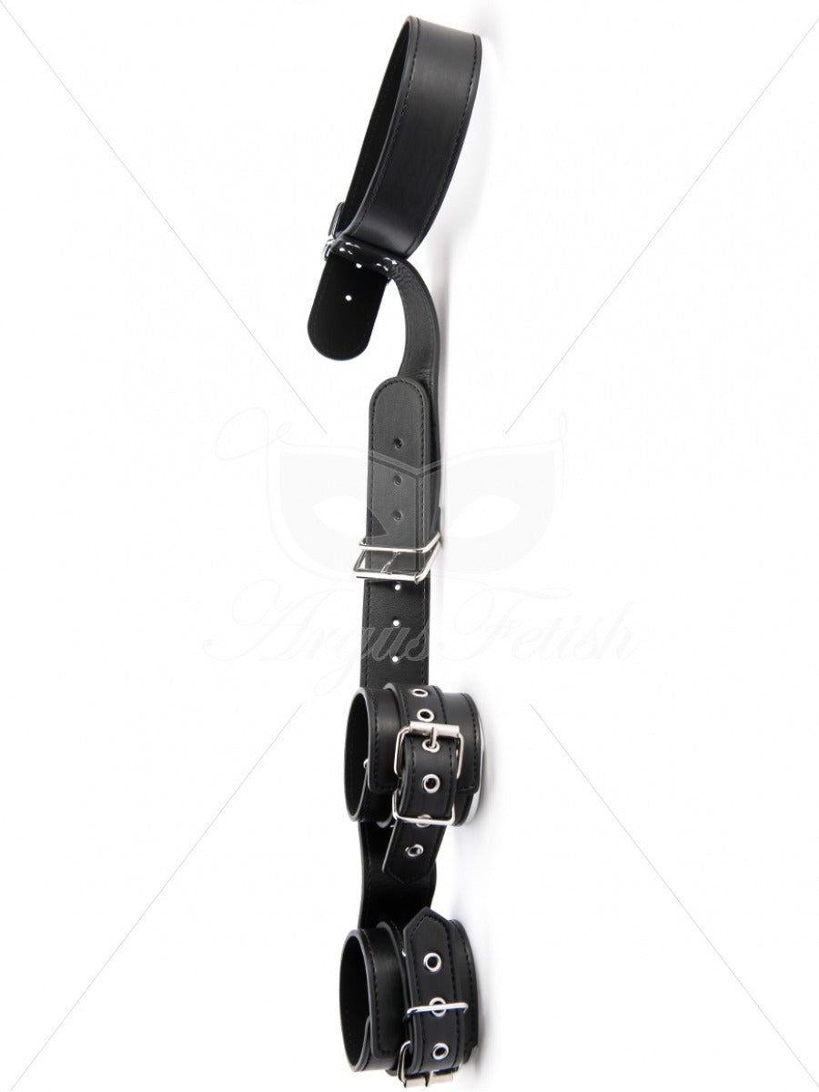 Argus Luxury Bondage Collar and Handcuffs - Bondage Binding Set - AF 001035