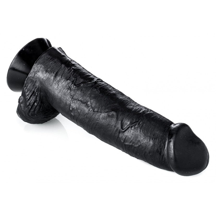 XXLTOYS - Djen - Large Dildo - Insertable length 26 X 7.5 cm - Black - Made in Europe