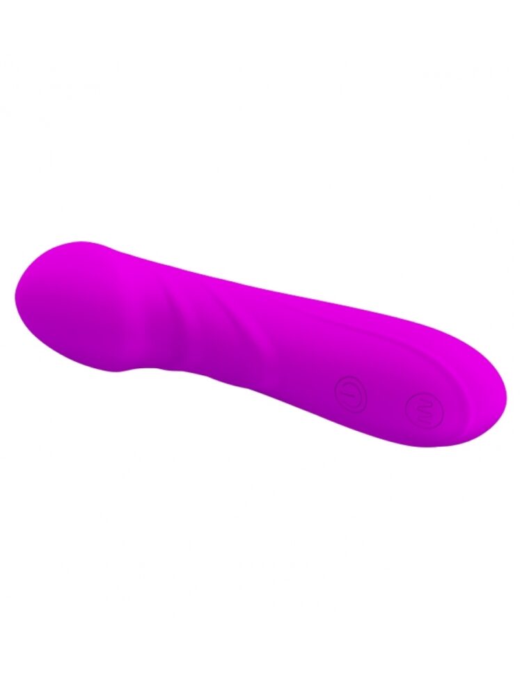 Argus Silicone Clitoris Vibrator - Rechargeable Multispeed - Pink - 15 cm dia 2,9 cm - AT 1007