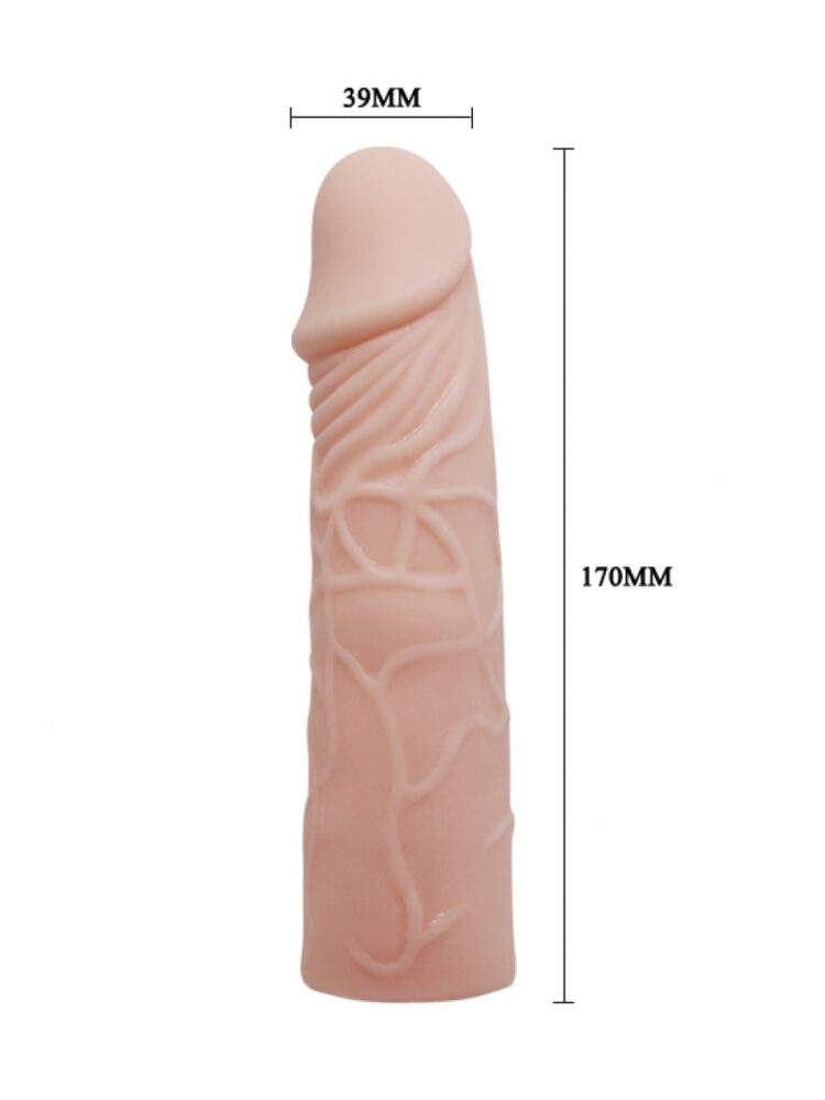Argus Realistic Flesh Penis Sleeve - AT 001029 - 17 cm - Dia 3,9 cm - Attractive colour box