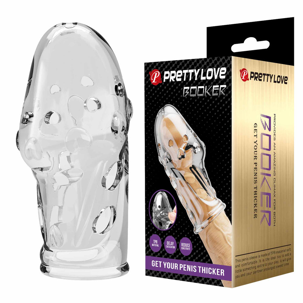 Pretty - bi-026289M -Love Penis Sleeve – Booker Clear