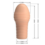 Pretty Love  - bi-026291 - Huel Penis Sleeve – Flesh – Soft & Stretchable TPR – Erection Enhancer (Copy)