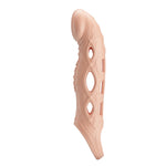BI-026240Z - Pretty Love Brad Penis Sleeve – TPE Textured Extension Sleeve with Open Design