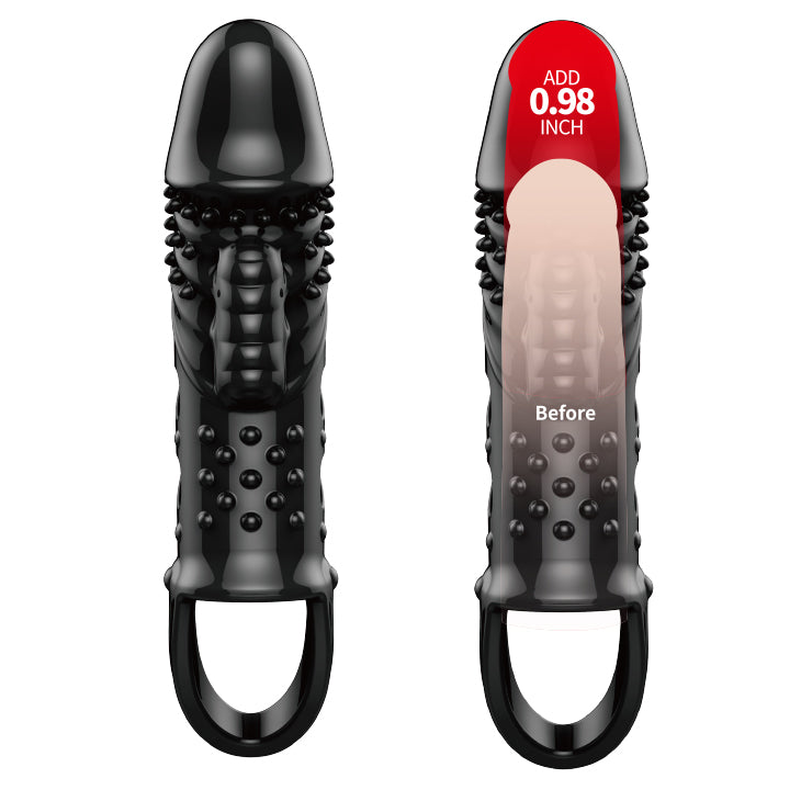 PRETTY LOVE - bi-026242-1  Cecelia Vibrating Penis Sleeve – Stimulating Extension Sleeve – 70g