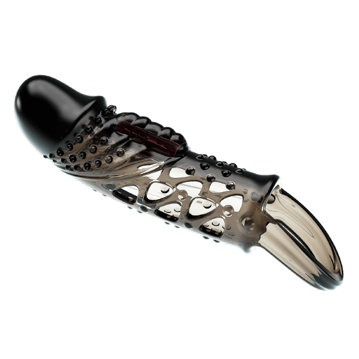 PRETTY LOVE - bi-026242-1  Cecelia Vibrating Penis Sleeve – Stimulating Extension Sleeve – 70g