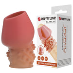 Pretty Love - Matias - Penis Sleeve 3 different colours available - Clear - Flesh - Brown - bi-26248