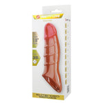 Pretty Love - BI-026278N-1  - Penis Sleeve – Damell Brown 19,8 CM