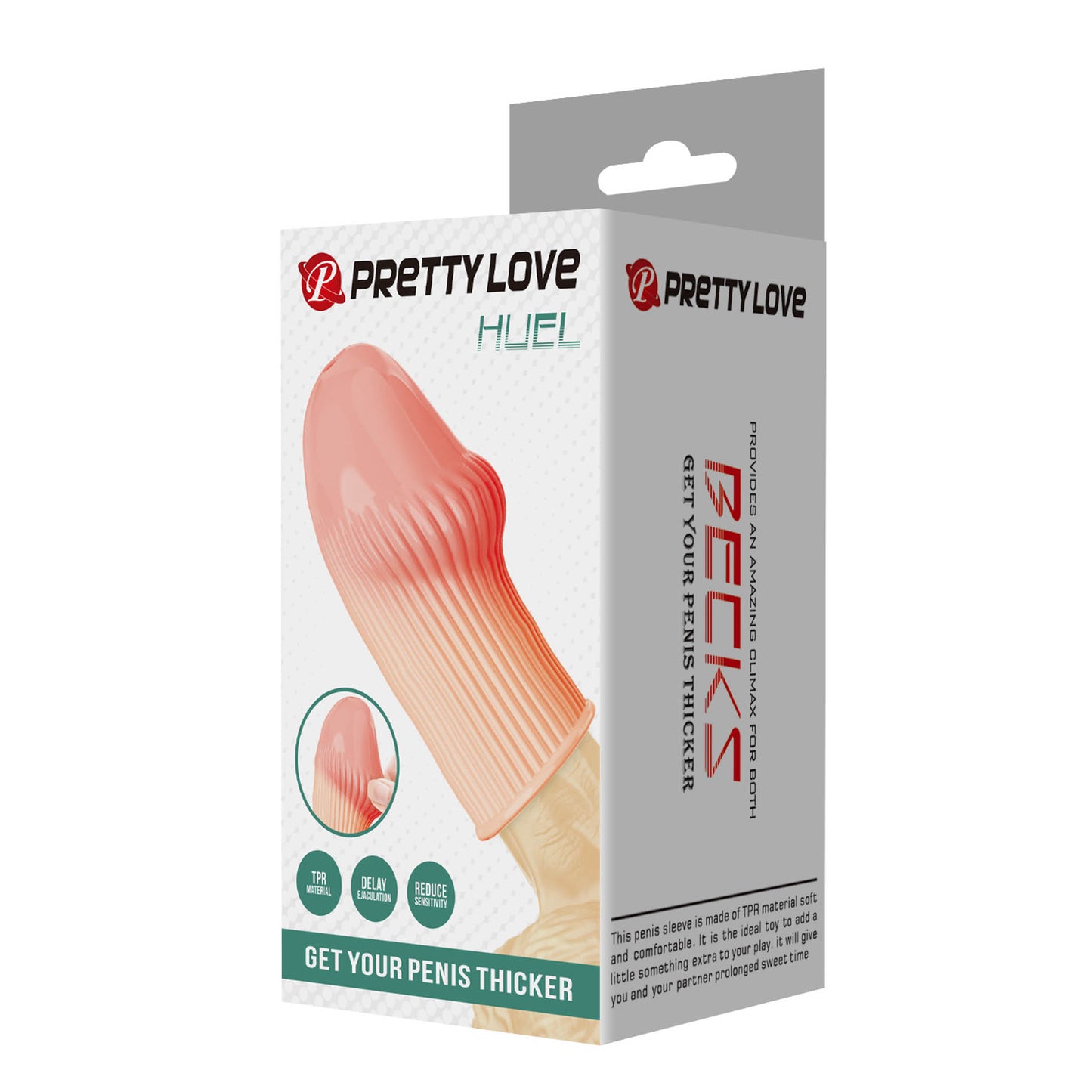 Pretty Love bi-026292 - Huel Penis Sleeve (Flesh)