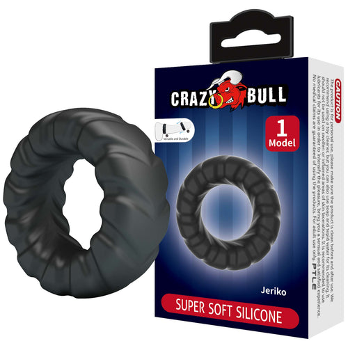 CRAZY BULL –  BI-210359 - JERIKO Penis Ring Model 1 | Silicone Performance Ring for Enhanced Stamina & Erection