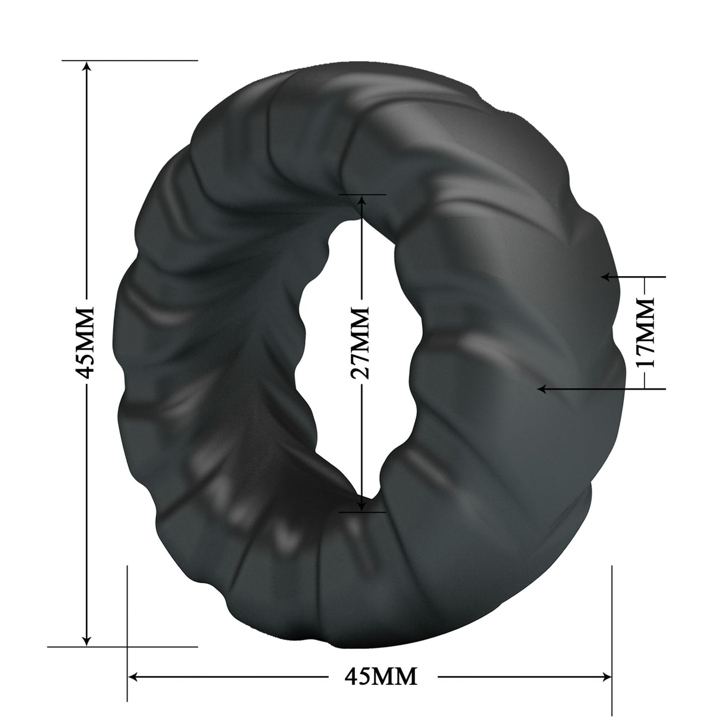 CRAZY BULL –  BI-210359 - JERIKO Penis Ring Model 1 | Silicone Performance Ring for Enhanced Stamina & Erection
