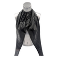 Kinky Glossy Black Halter Top With Open Back