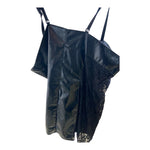 Halter Top Black with Zipper Size M