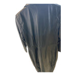 Fashioworld Long Black Coat With Red Accent Sizes S & M