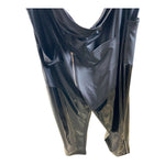 Wetlook Black Trousers Size M