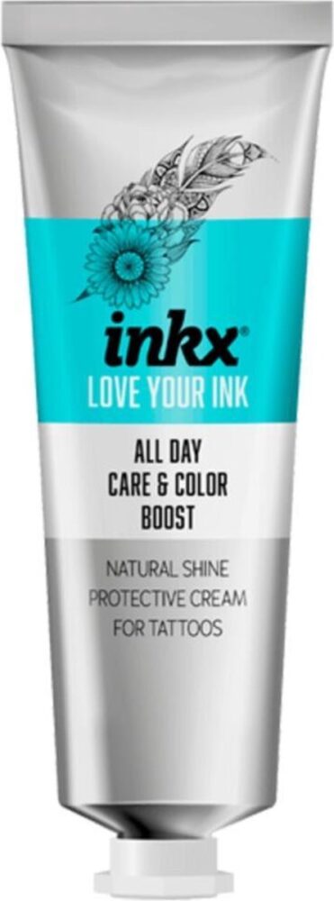 Ink'd Tattoo 4 Pack Total Care - All Day Creme & Color Boost / Sun Care /Body Oil / Moisturiser