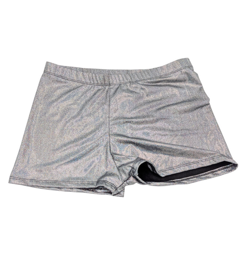Glossy Silver Diamond Look Kinky Boxer