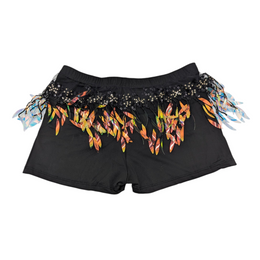 Black Metal Feather Look Kinky Boxer