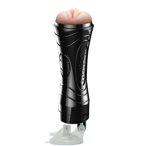 Power Escorts - BR01 - Quickies Wallmounted Masturbator - 7-Speed - 24 CM