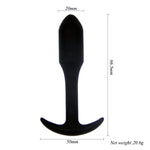 Power Escorts - BR112 - Rocket Drill 3,8'' - Anal Plug - 3,8 Inch / 9,6 CM - Black