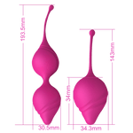 Power Escorts - BR13 - Pink Lady - Double Kegal Balls - Pink