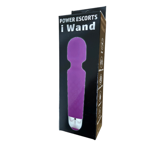 Power Escorts - BR20 - iWand Silicone Massager - 18-Speed - Purple
